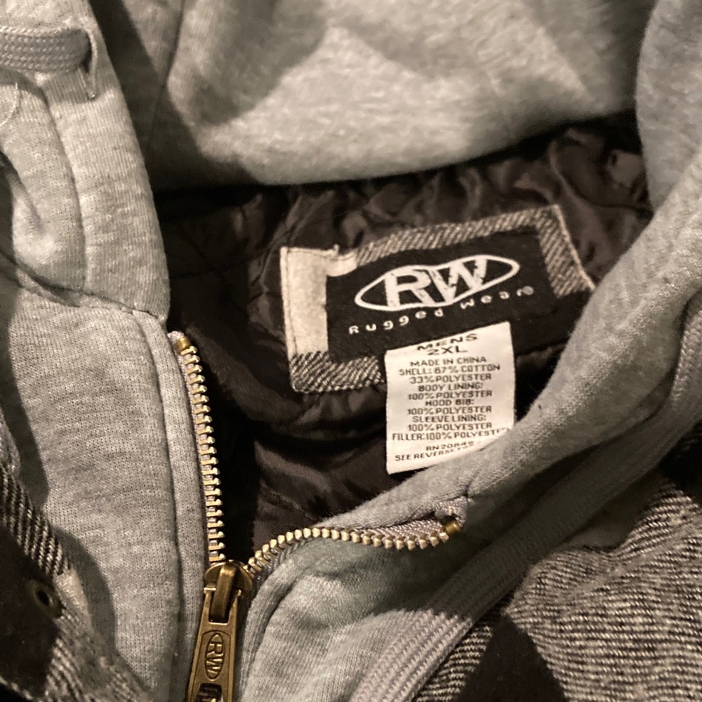 Rugged Wear Gray Performance Jacket for Men